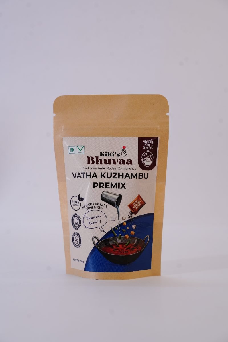 Vatha Kuzhambu Premix - Traditional Premix by Kiki's Bhuvaa